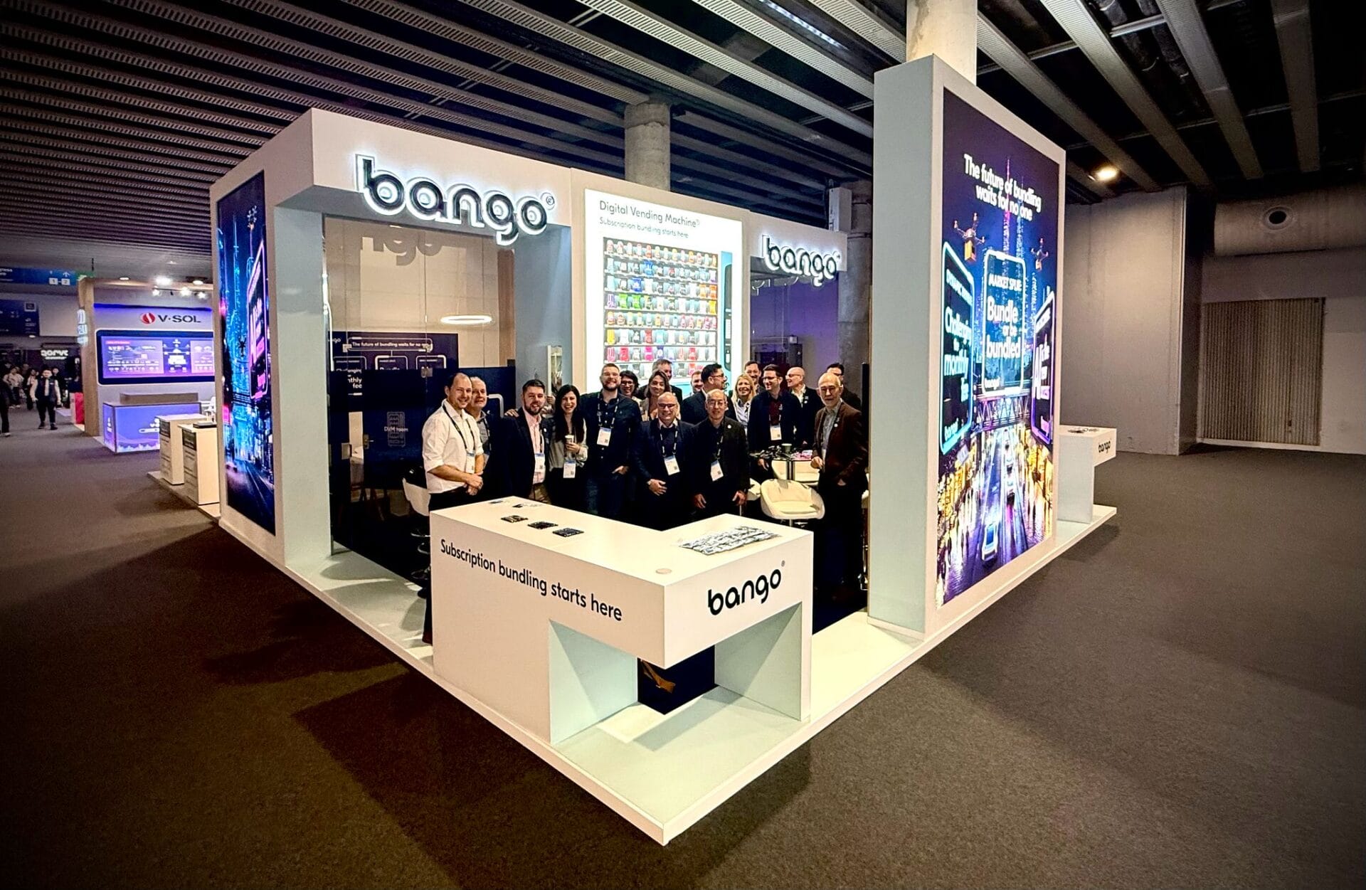 Leightons Branded Exhibition Stand - Fyber Live in Dusseldorf